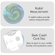Grila calibrare si masurare - Card transparent - Reticle card
